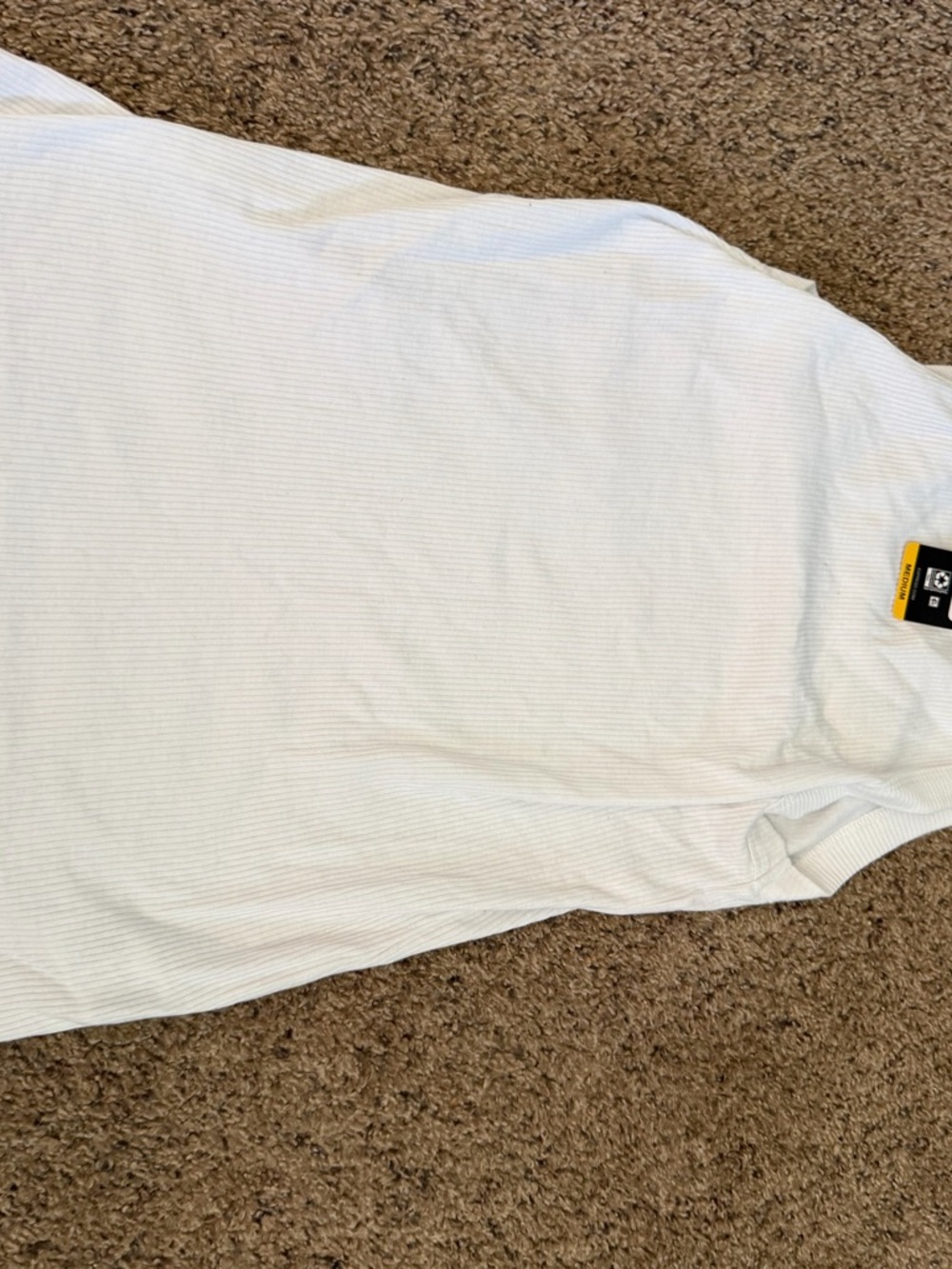 Woman’s Express  White Ribbed Tank Top